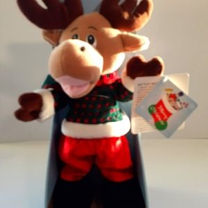 Fun and Vintage Singing Reindeer